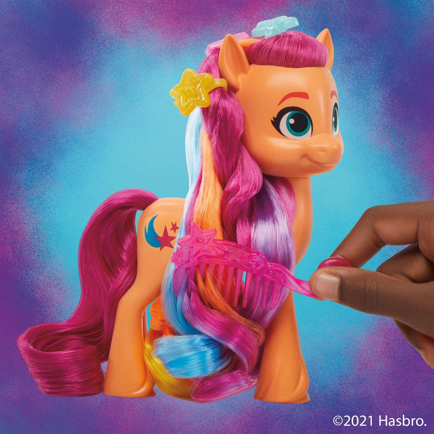 Игрушка My Little Pony Пони фильм Радужные волосы Санни F17945L0 - фото 13