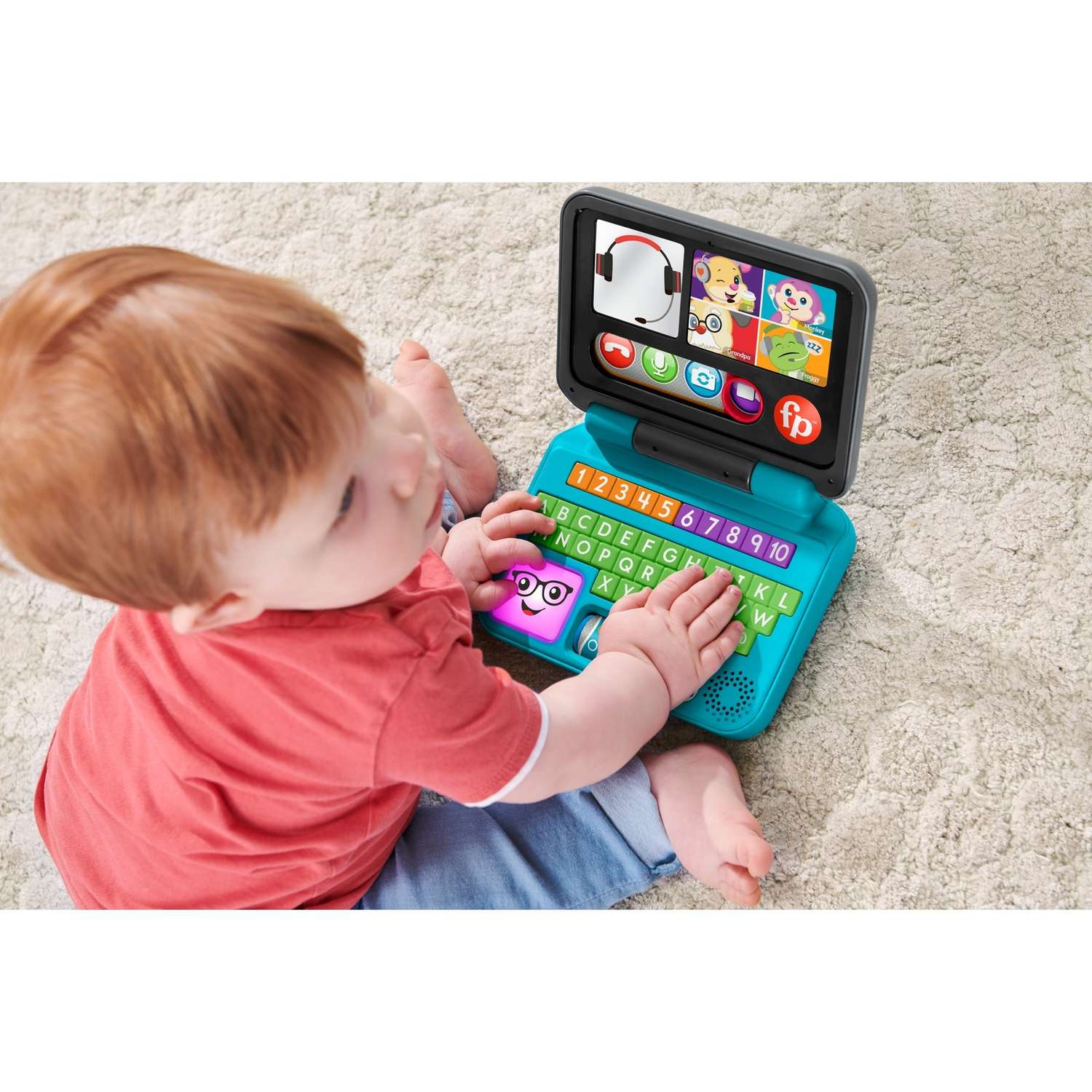 Игрушка Fisher Price Смейся и учись Ноутбук для малыша HHH06 - фото 9