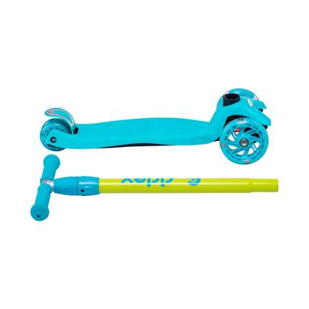 Самокат RIDEX трехколесный 3 wheels scooter Kiko 120/80 light blue/green