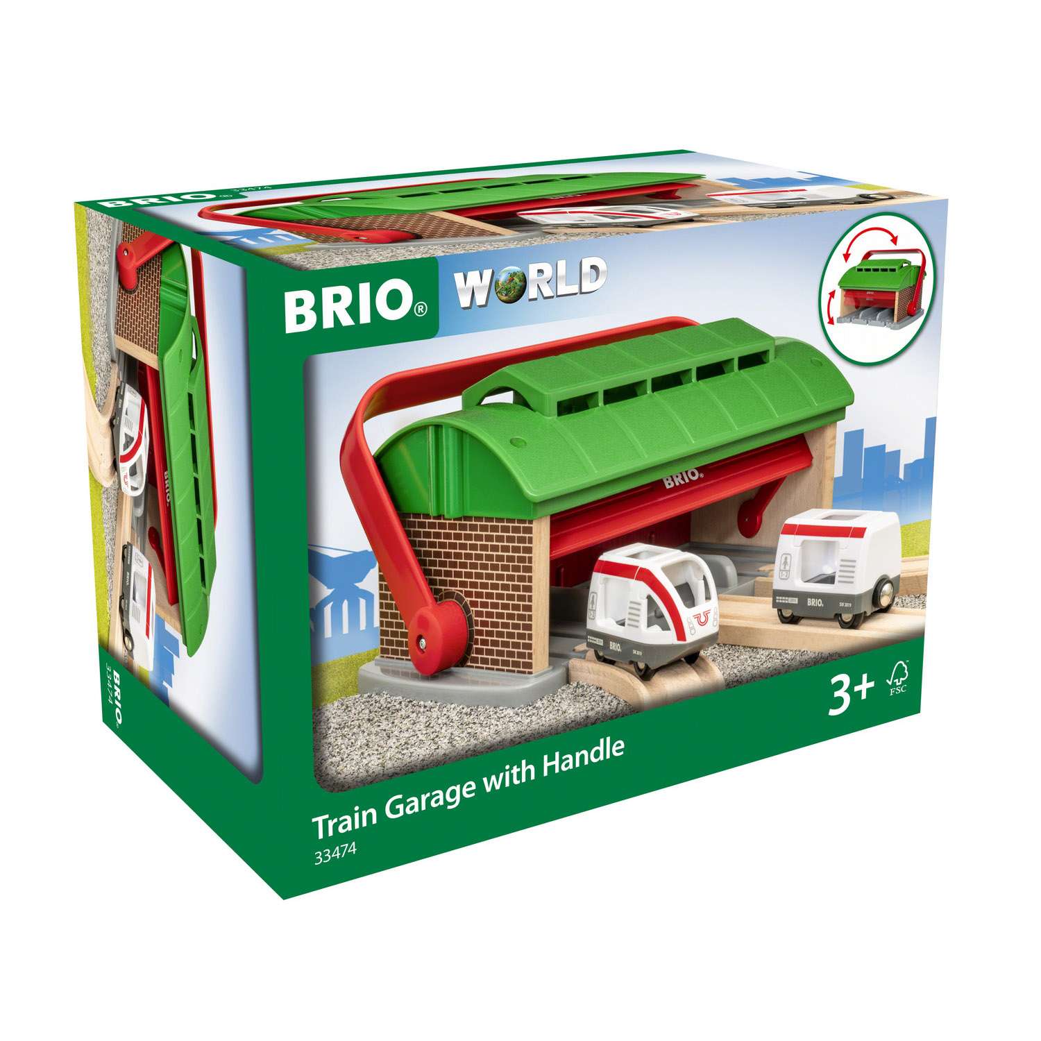 Игровой набор BRIO депо-переноска для 3х поездов - фото 5