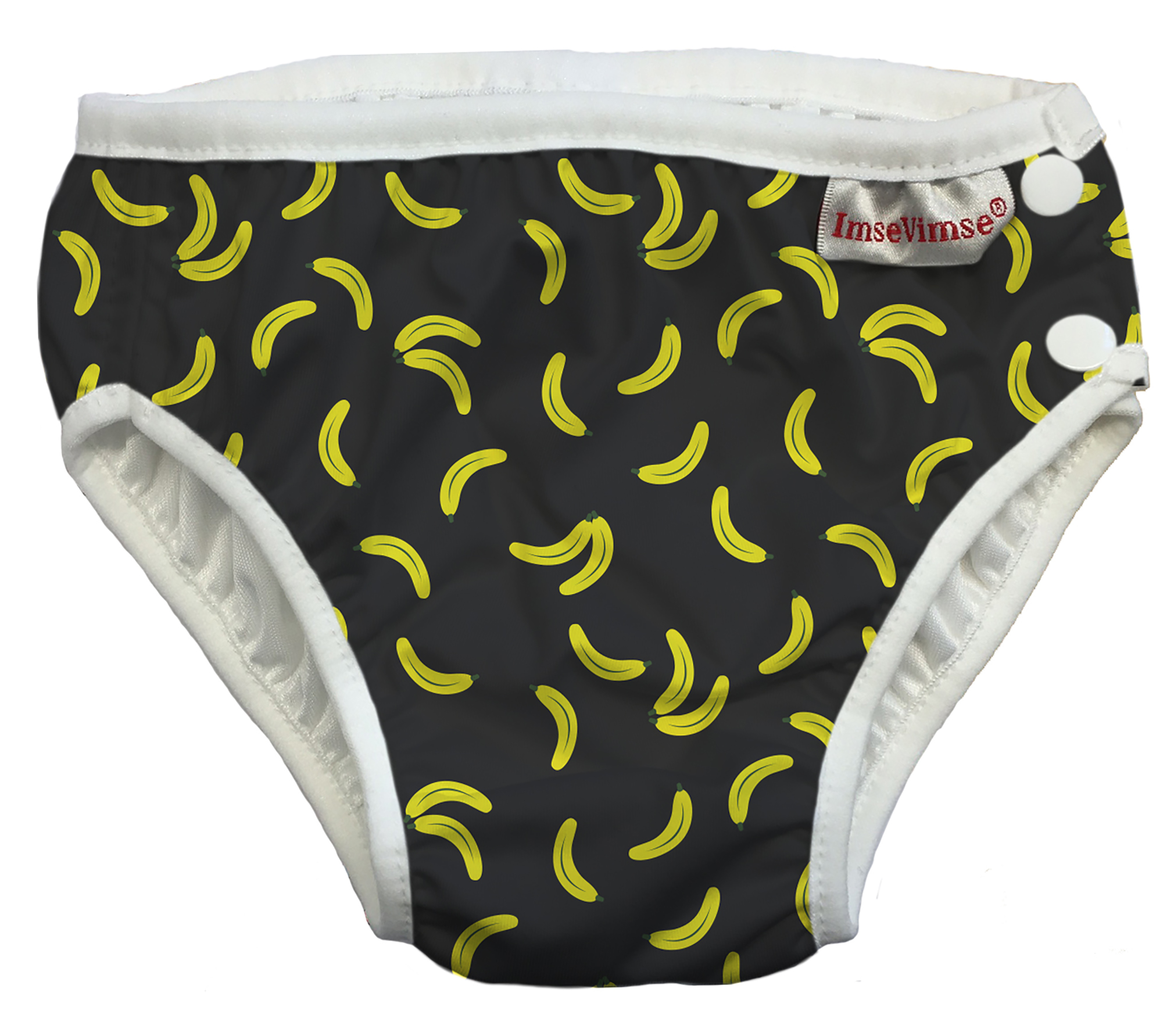 Плавки детские ImseVimse NB 4-6 kg 1-4 мес Black Banana - фото 1