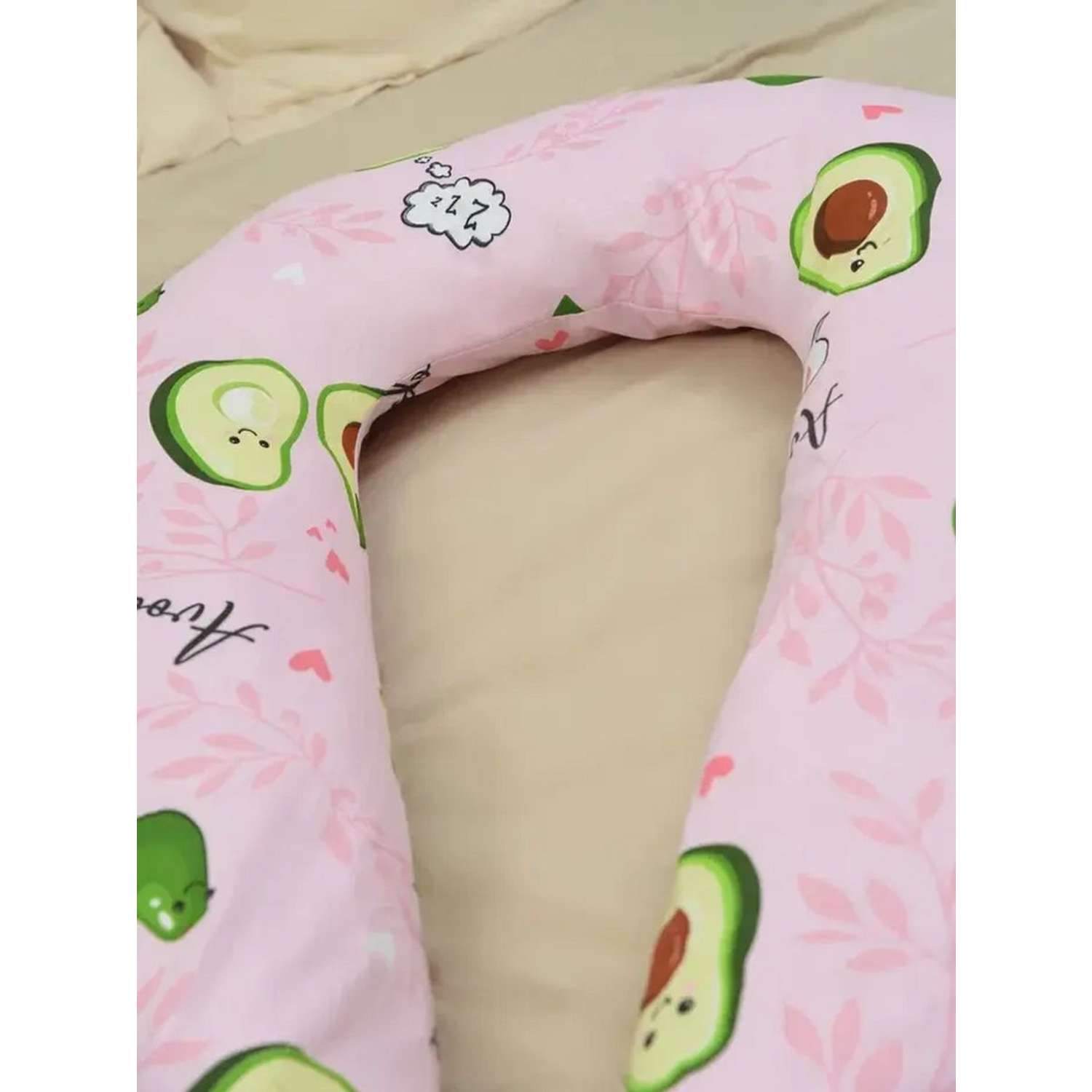 Наволочка на подушку Носики-Курносики Наволочка на подушку для беременных - фото 3