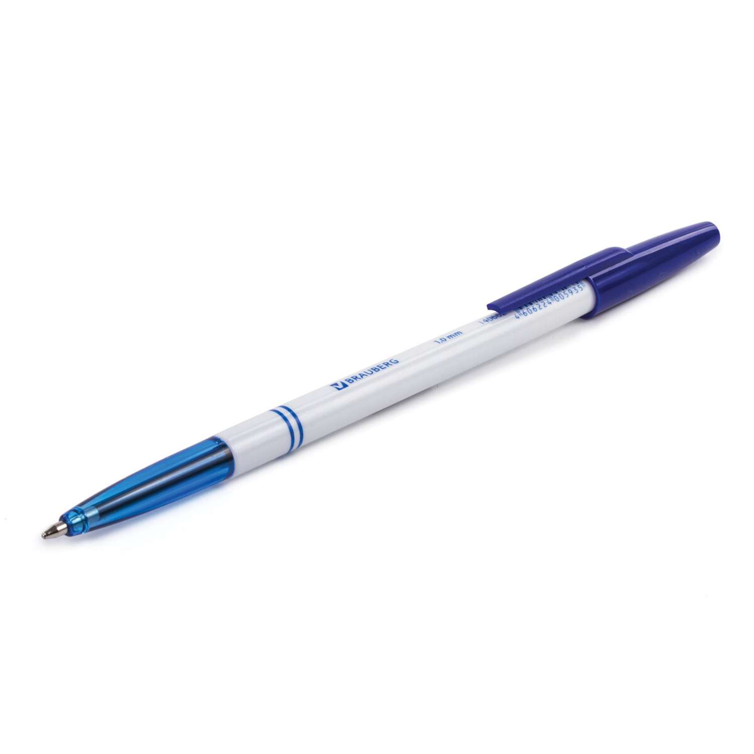Ручки шариковые Brauberg синие набор 24 штуки - фото 8