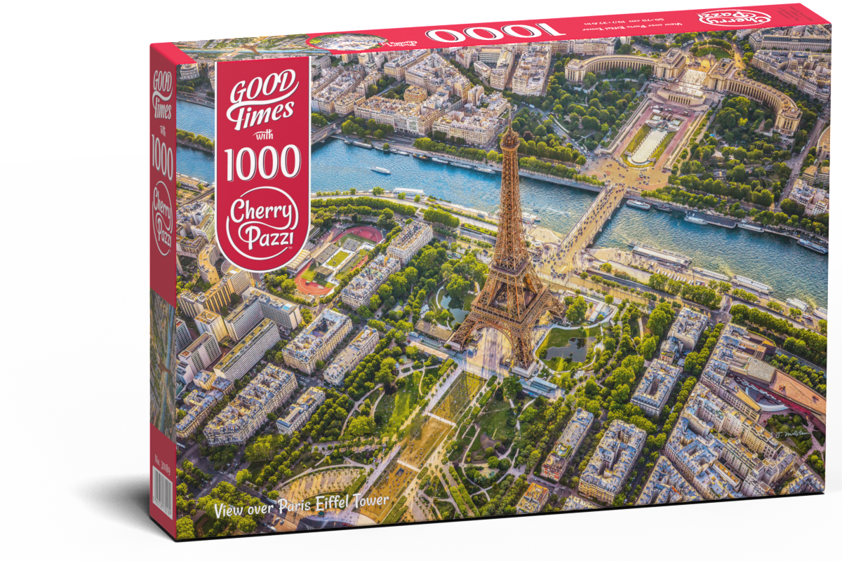 Пазл 1000 деталей Cherry Pazzi Вид на Эйфелеву башню в Париже - фото 1