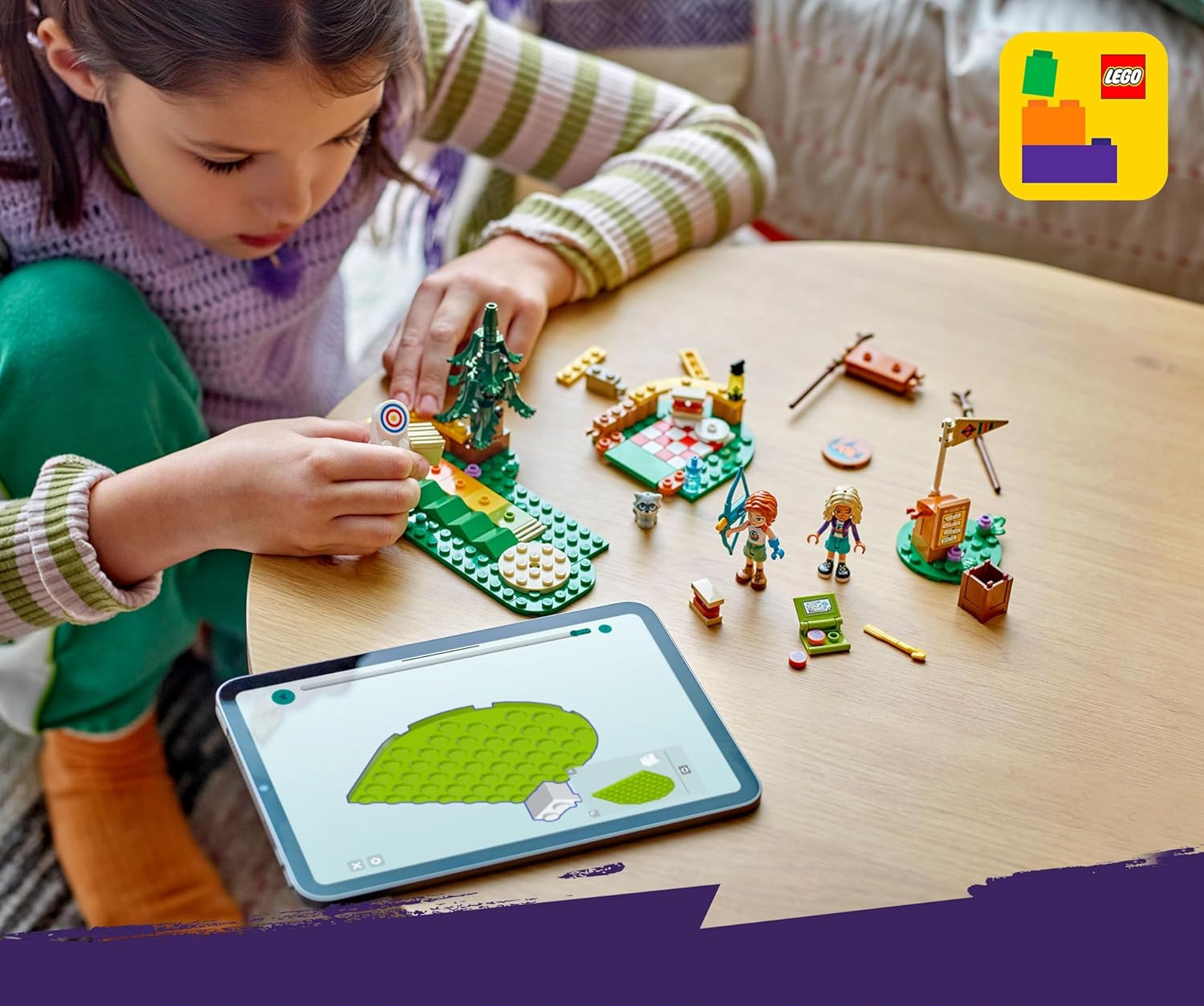 Конструктор LEGO Friends Лагерь приключений стрельбище из лука 42622 - фото 12