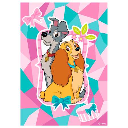 Набор для творчества Рисуем наклейками по номерам Disney Животные 64302