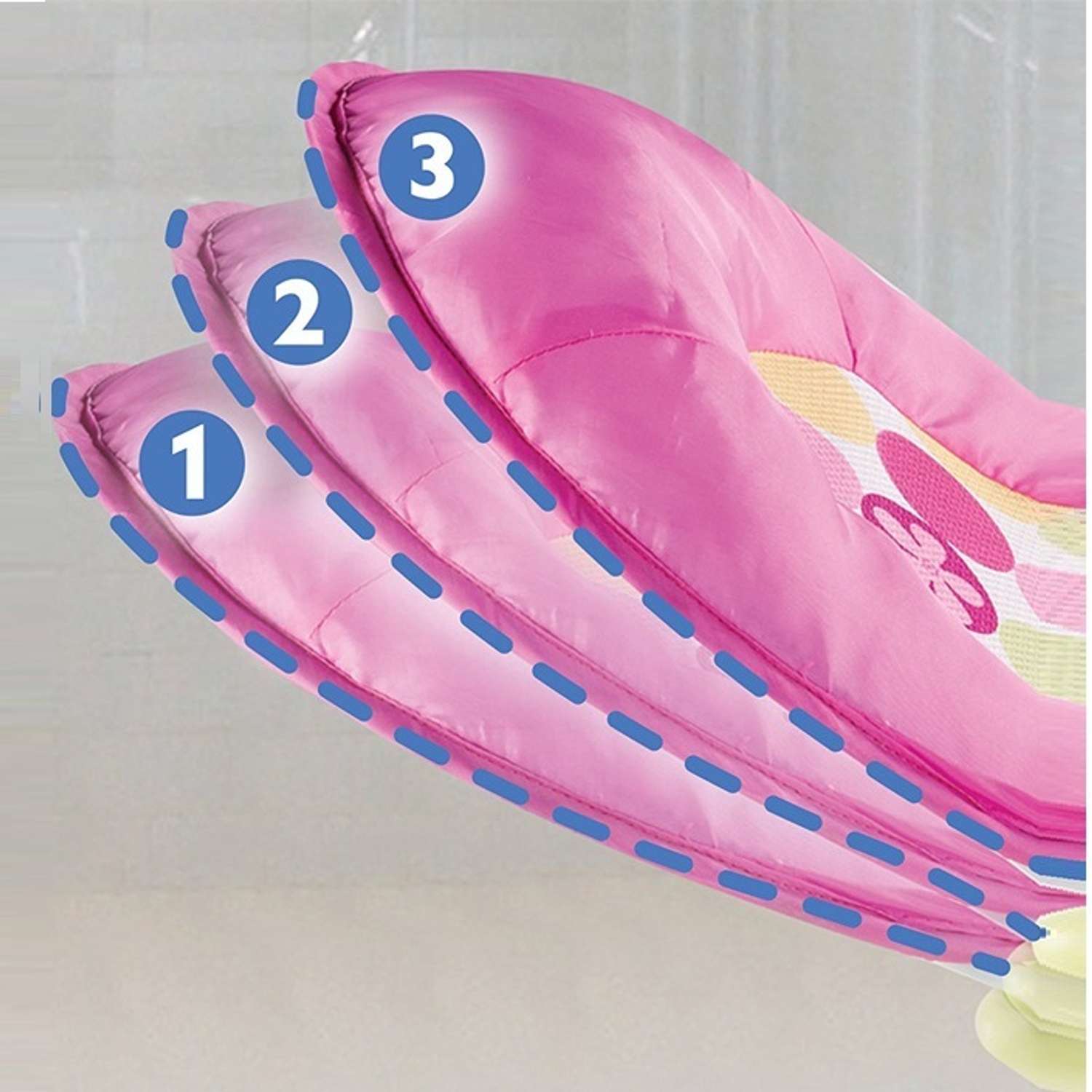 Лежак для купания Summer Infant Deluxe Baby Bather с подголовником Голубой - фото 5