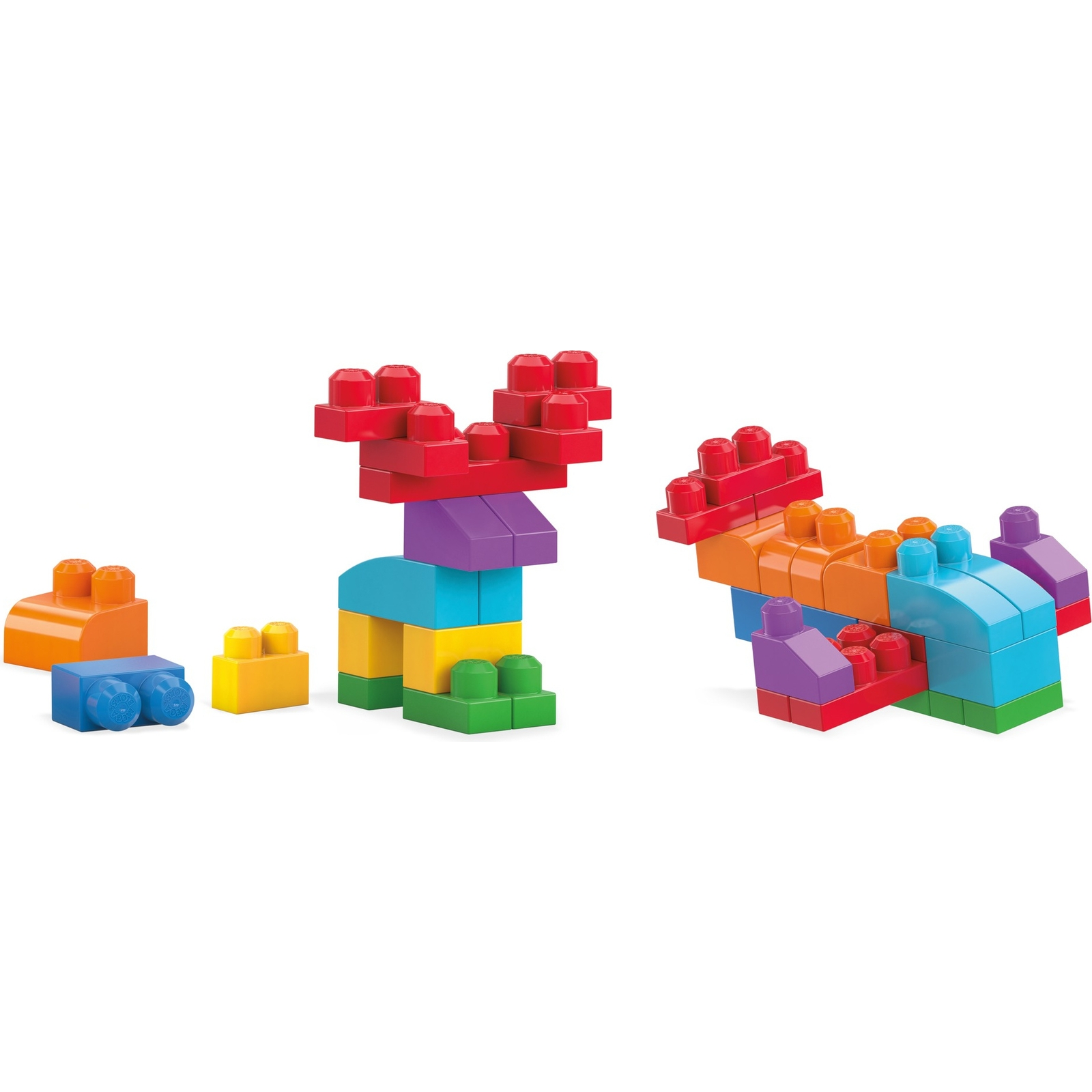 Конструктор Mega Bloks First Builders 60деталей Голубой DCH55 - фото 20