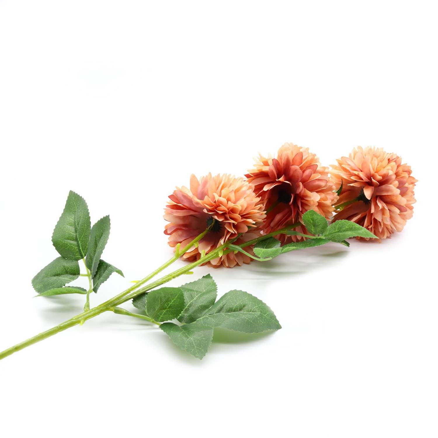 Цветок искусственный Astra Craft Хризантемы 66 см цвет персиковый - фото 2
