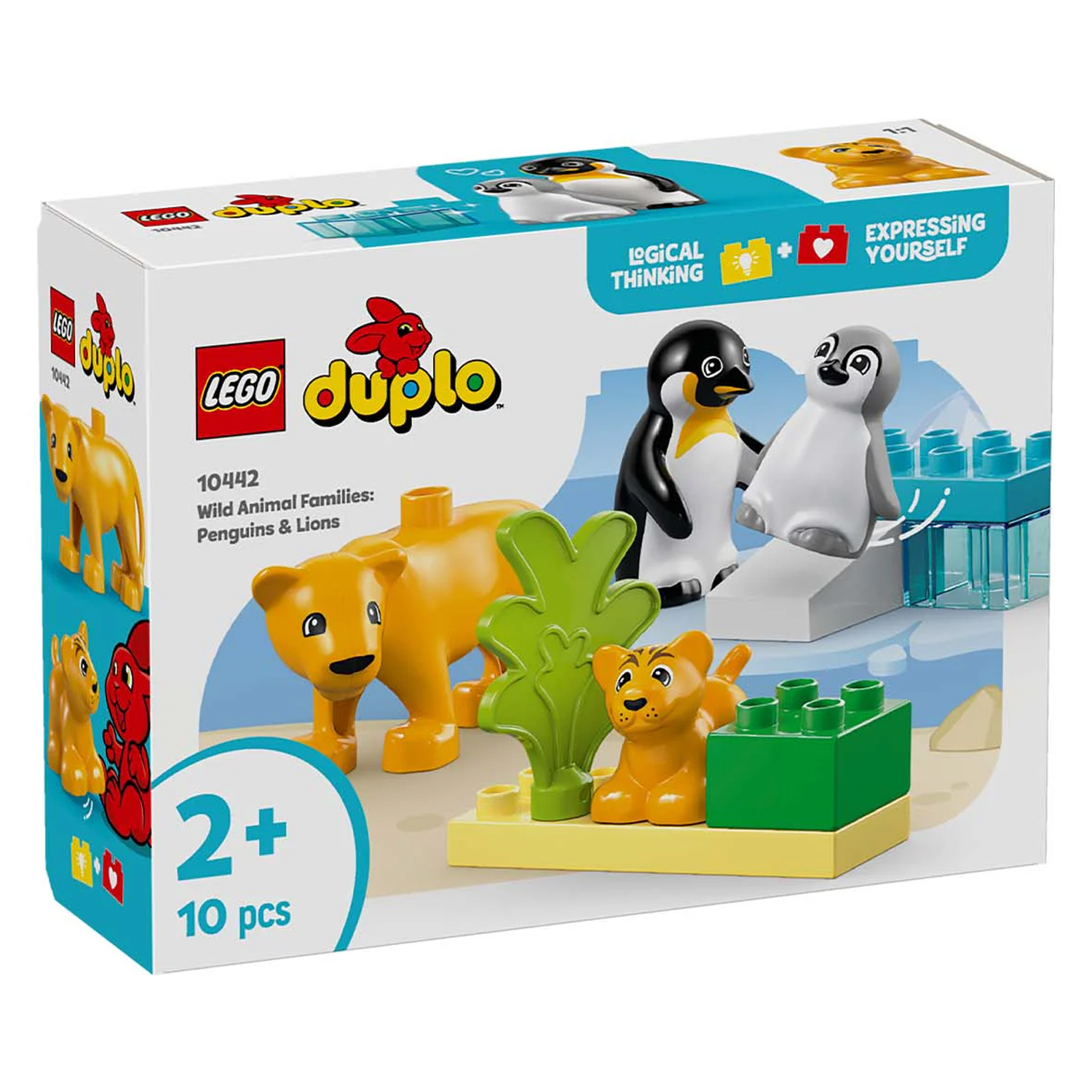 Конструктор детский LEGO Duplo Семейства диких животных - фото 7