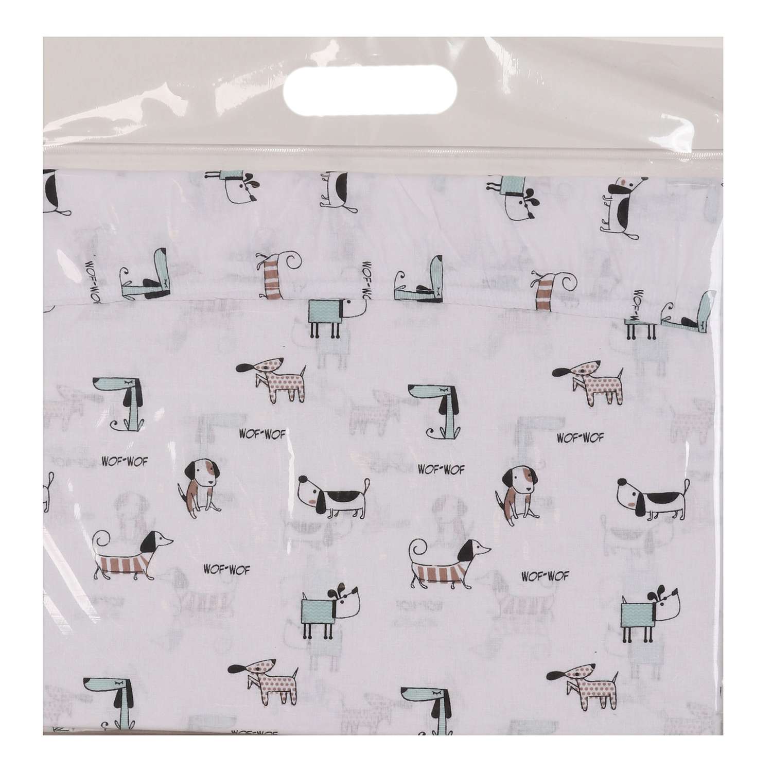 Комплект постельного белья Amarobaby Exclusive Original Collection Собачки 3предмета Белый - фото 2