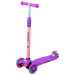 Самокат RIDEX трехколесный 3 wheels scooter Kiko 120/80 pink/violet