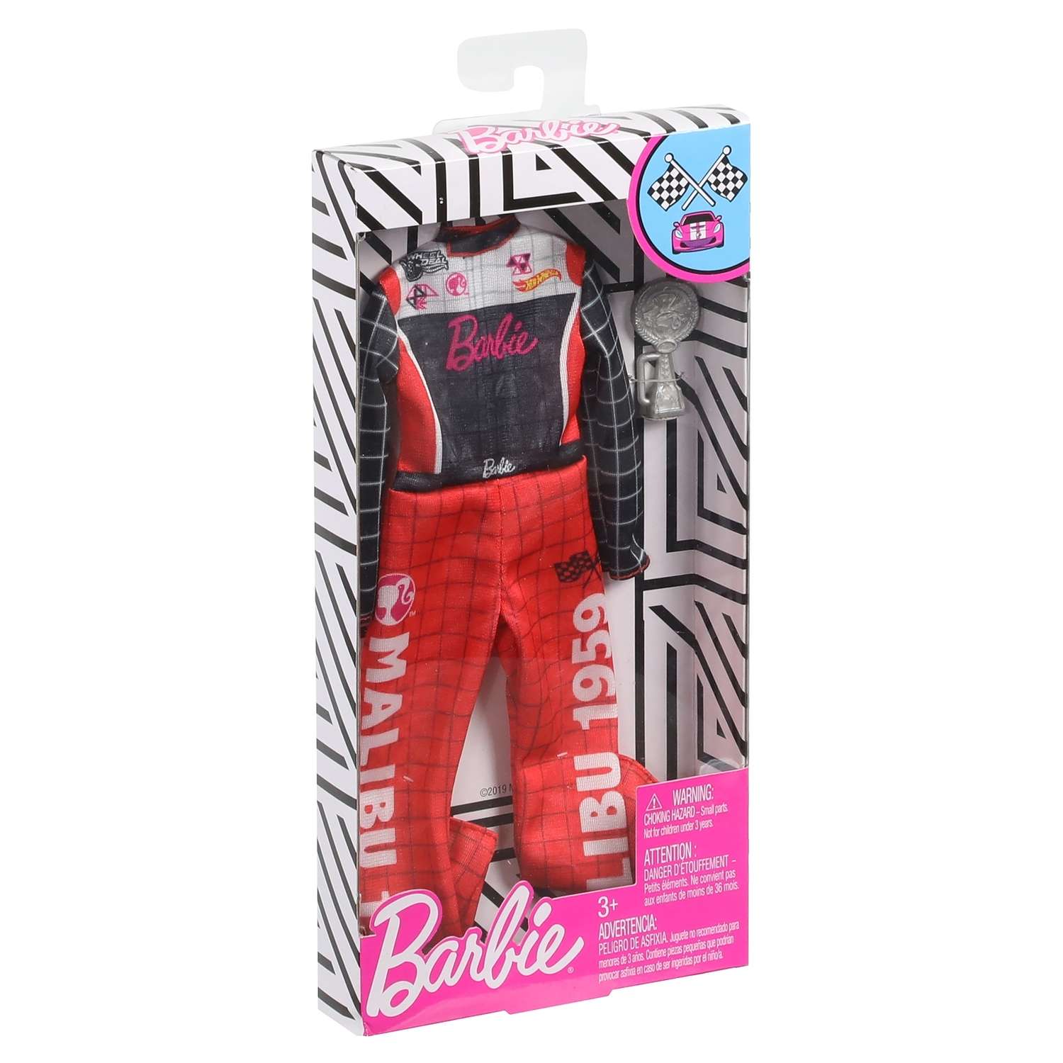 Одежда для куклы Barbie Кем быть Гонщик GHX38 FND49 - фото 3