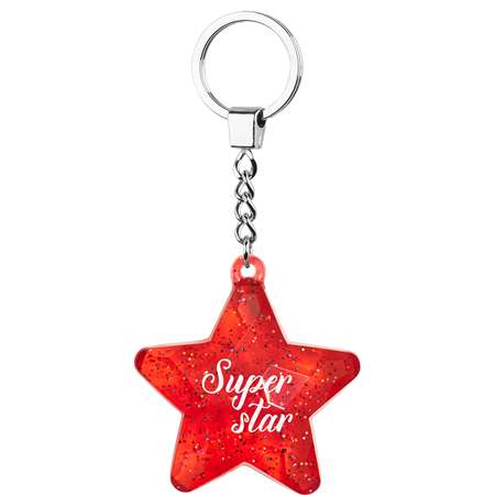 Брелок на ключи Be Happy детский с надписью Super Star