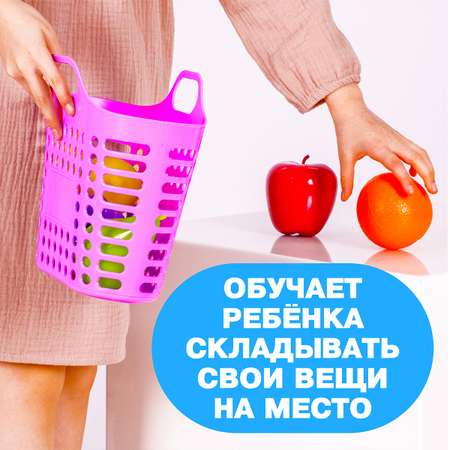 Игровой набор СТРОМ продукты, тележки и корзинки