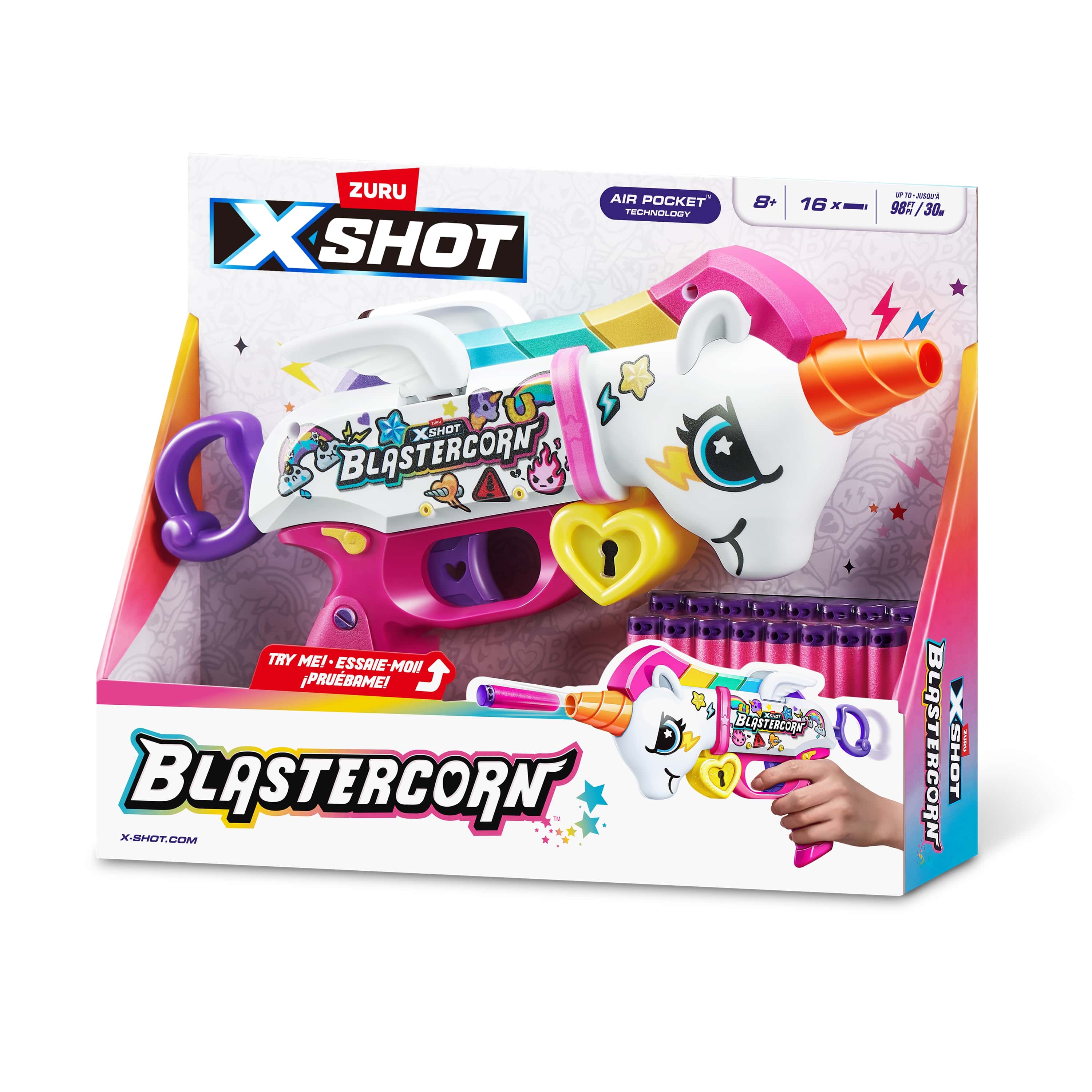 Бластер Zuru XSHOT  Excel Blastercorn 16 снарядов - фото 9