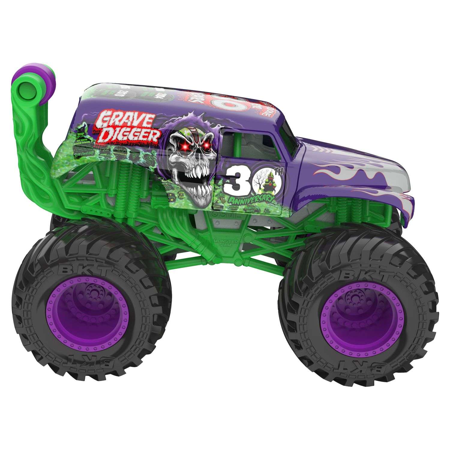 Машинка Monster Jam 1:64 Grave Digger Purple 6060863 6060863 - фото 5