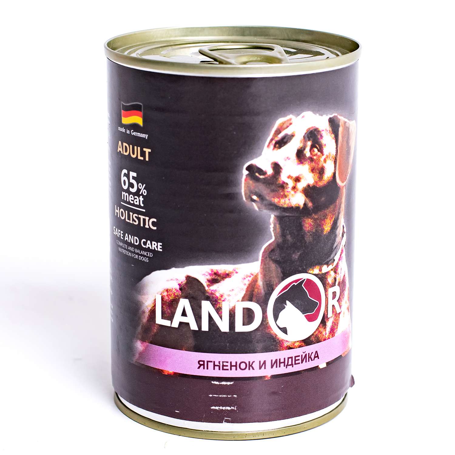 Корм для собак Landor ягненок с индейкой 0.4кг - фото 1
