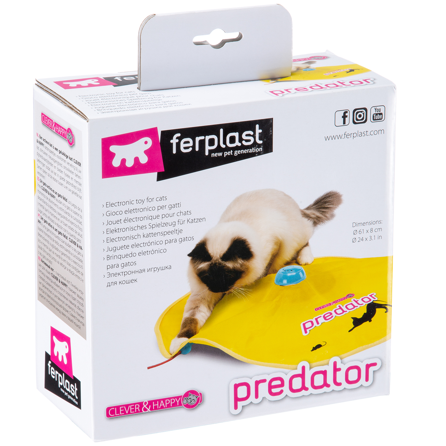 Игрушка для кошек Ferplast Predator электронная 85083099 купить по цене  1999 ₽ с доставкой в Москве и России, отзывы, фото