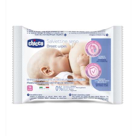 Салфетки для груди Chicco очищающие 16шт 340728205