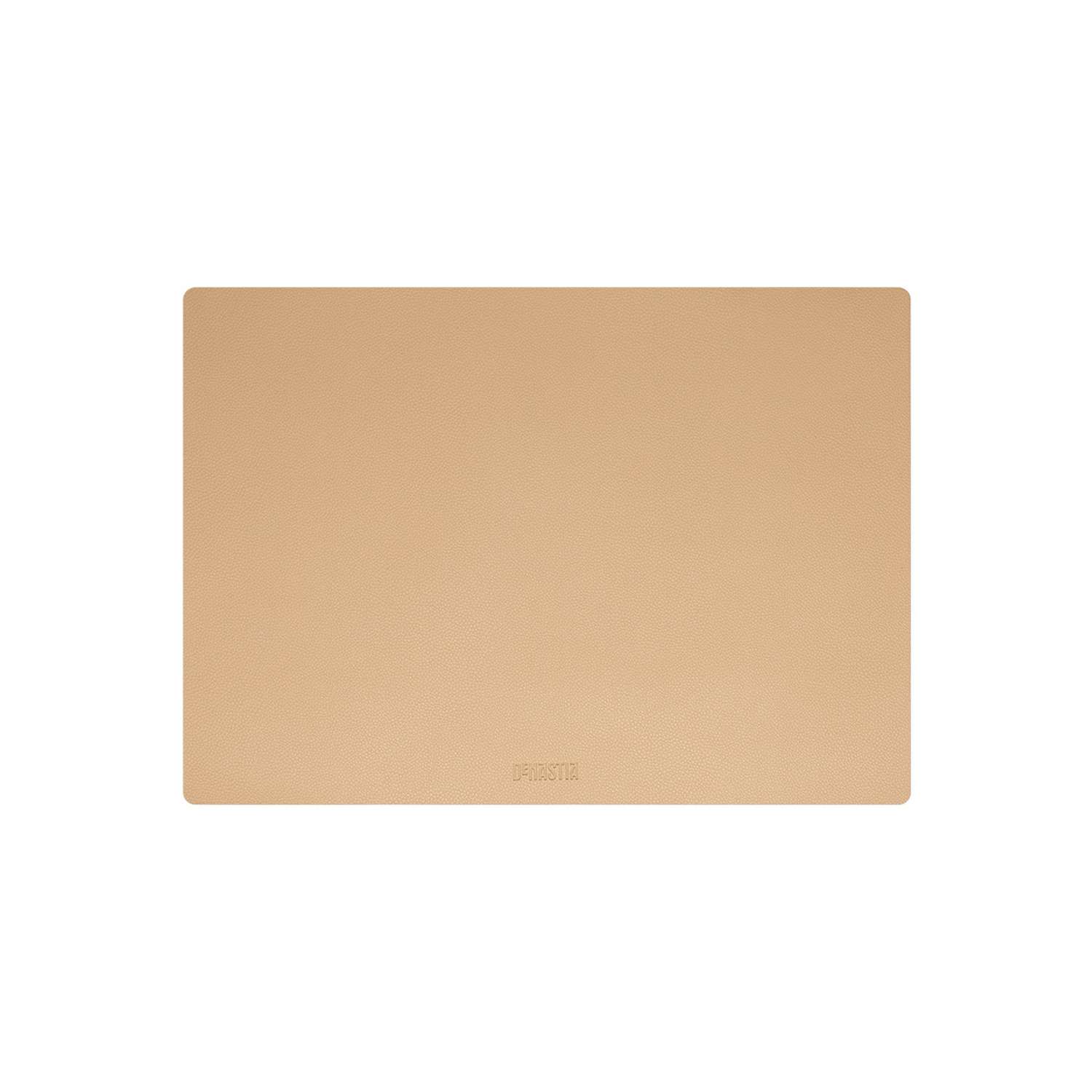 Салфетки сервировочные DeNASTIA двусторонние 2 шт 45x32 см экокожа бежевый/коричневый - фото 6