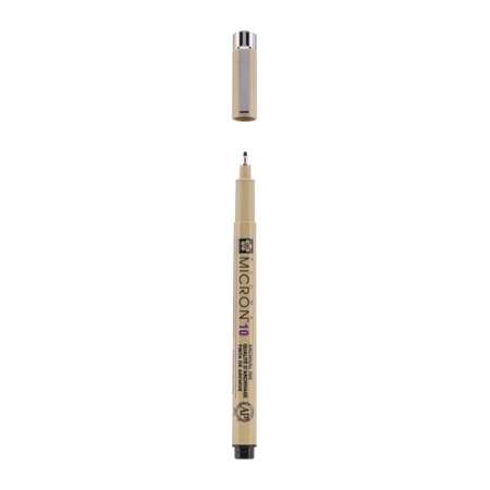 Ручка капиллярная Sakura Pigma Micron 10 цвет чернил: черный