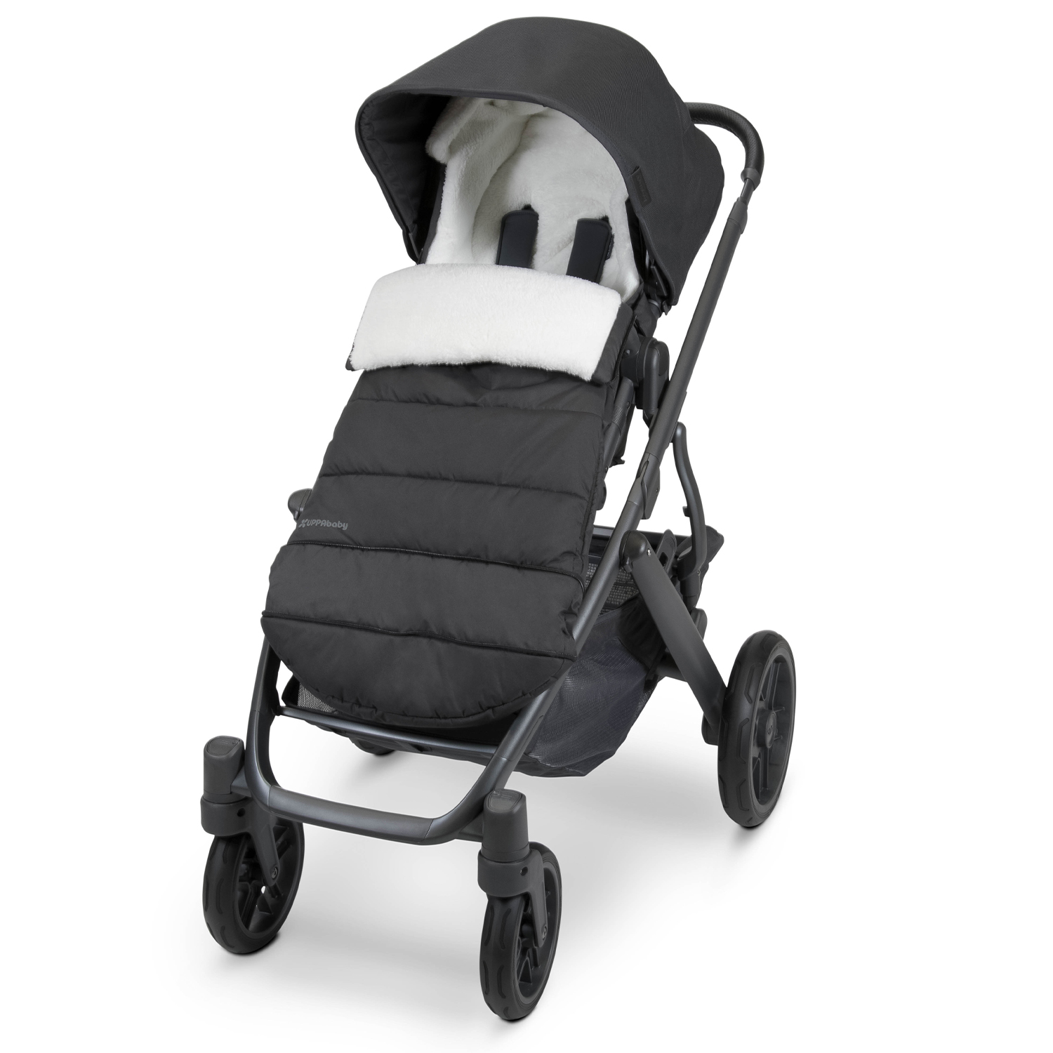 Чехол для коляски UPPAbaby утепленный Черный - фото 4