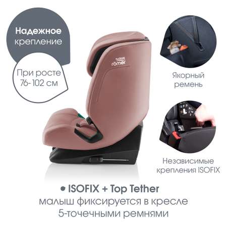 Детское автокресло Britax Roemer Evolvafix Dusty Rose