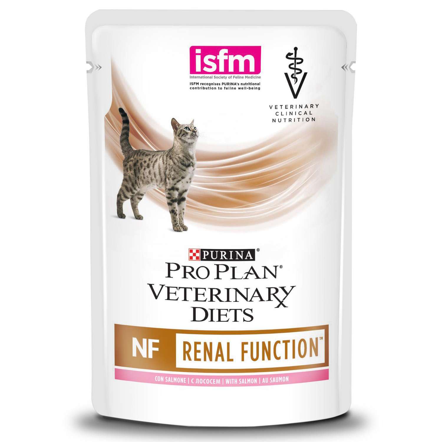 Корм для кошек Purina Pro Plan Veterinary diets NF при заболевании почек лосось пауч 85г - фото 1