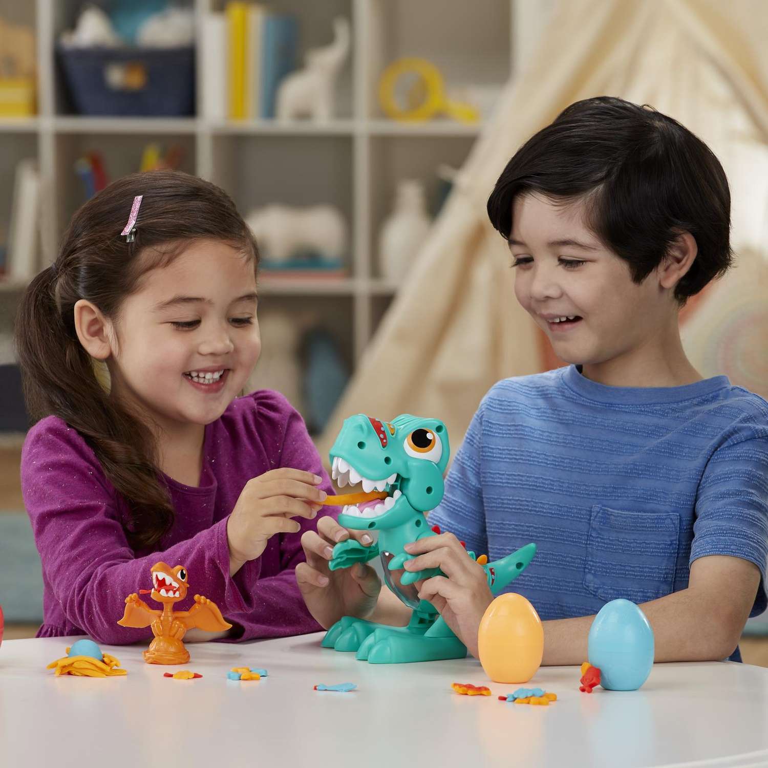 Набор игровой Play-Doh Голодный динозавр F1504 - фото 9