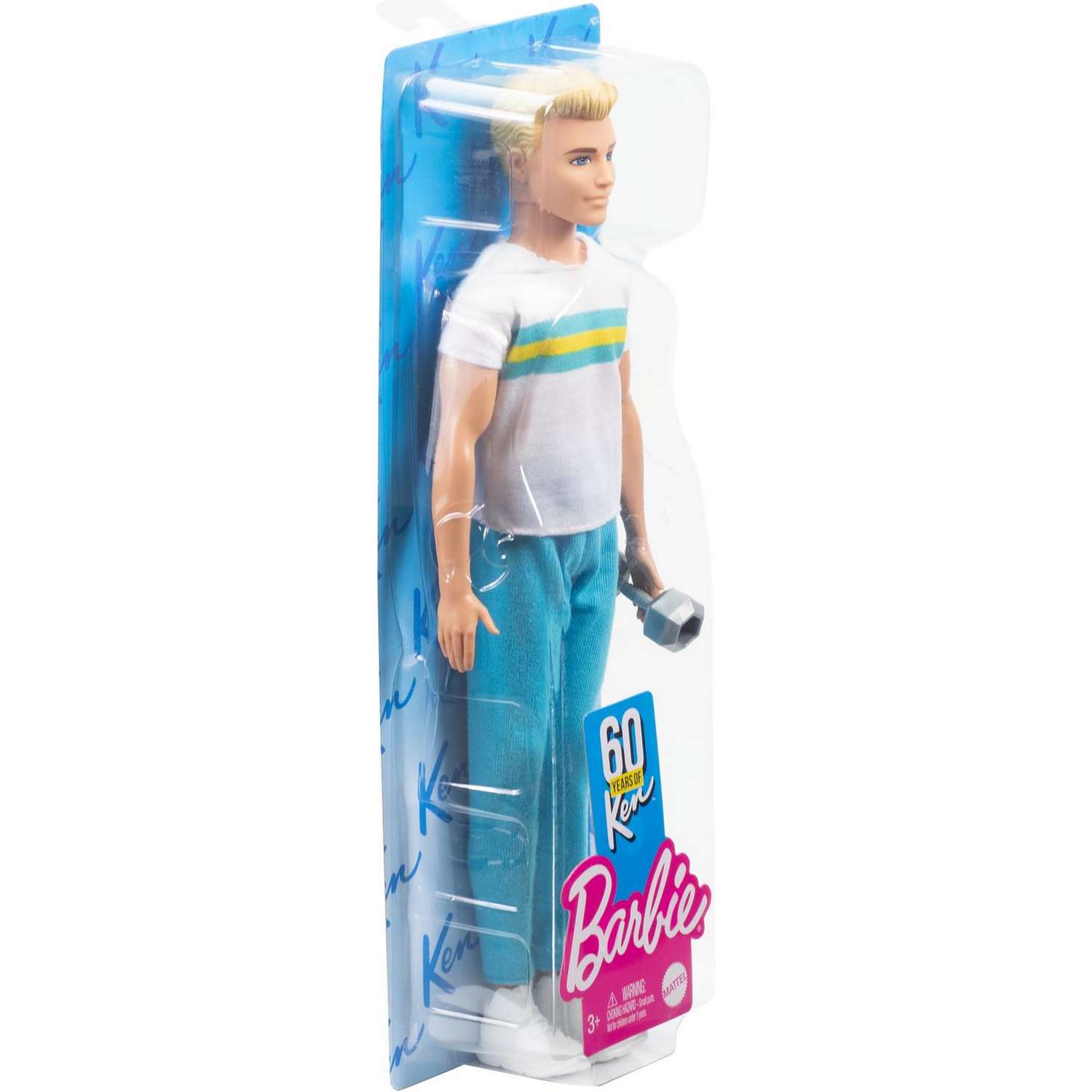 Кукла Barbie Кен в джинсах и футболке GRB43 GRB43 - фото 3