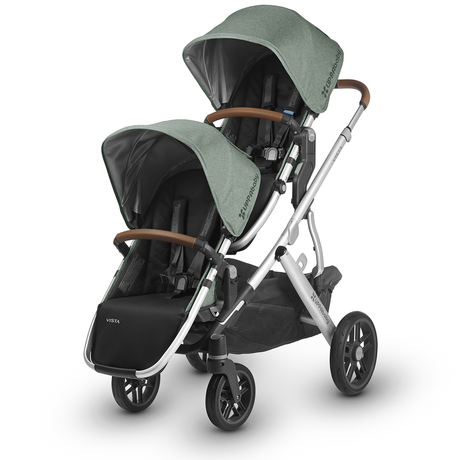 Сиденье дополнительное UPPAbaby Vista 2018 Emmett Sage-army Green melange 0918-RBS-EU-EMT - фото 2