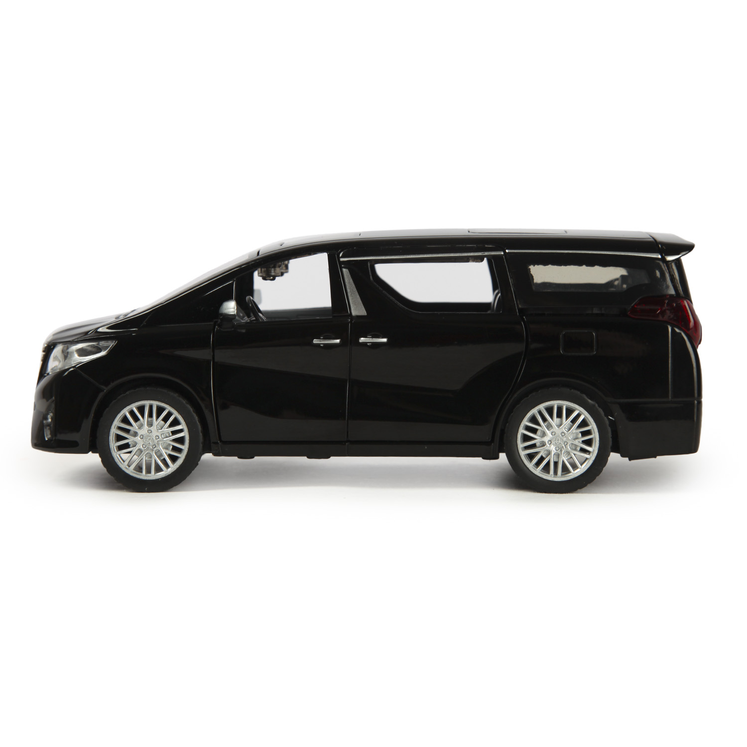 Машинка Mobicaro 1:29 Toyota Alphard Черная 68481 68481 - фото 3