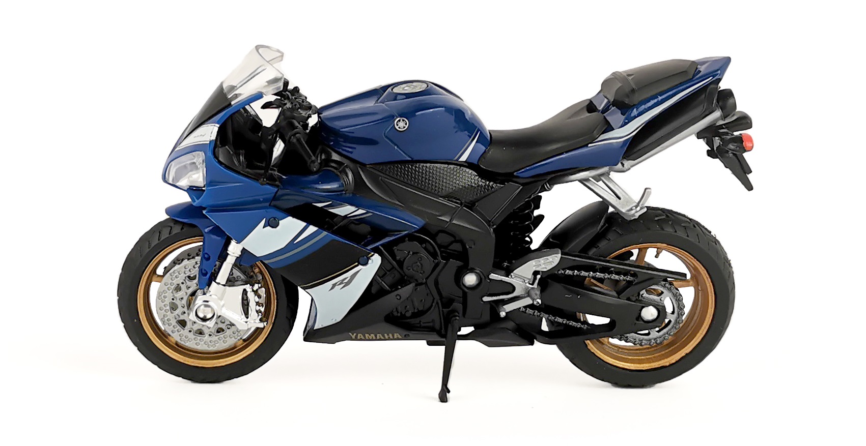 Мотоцикл WELLY 1:18 Yamaha YZF-R1 2008 синий 12806PW - фото 1