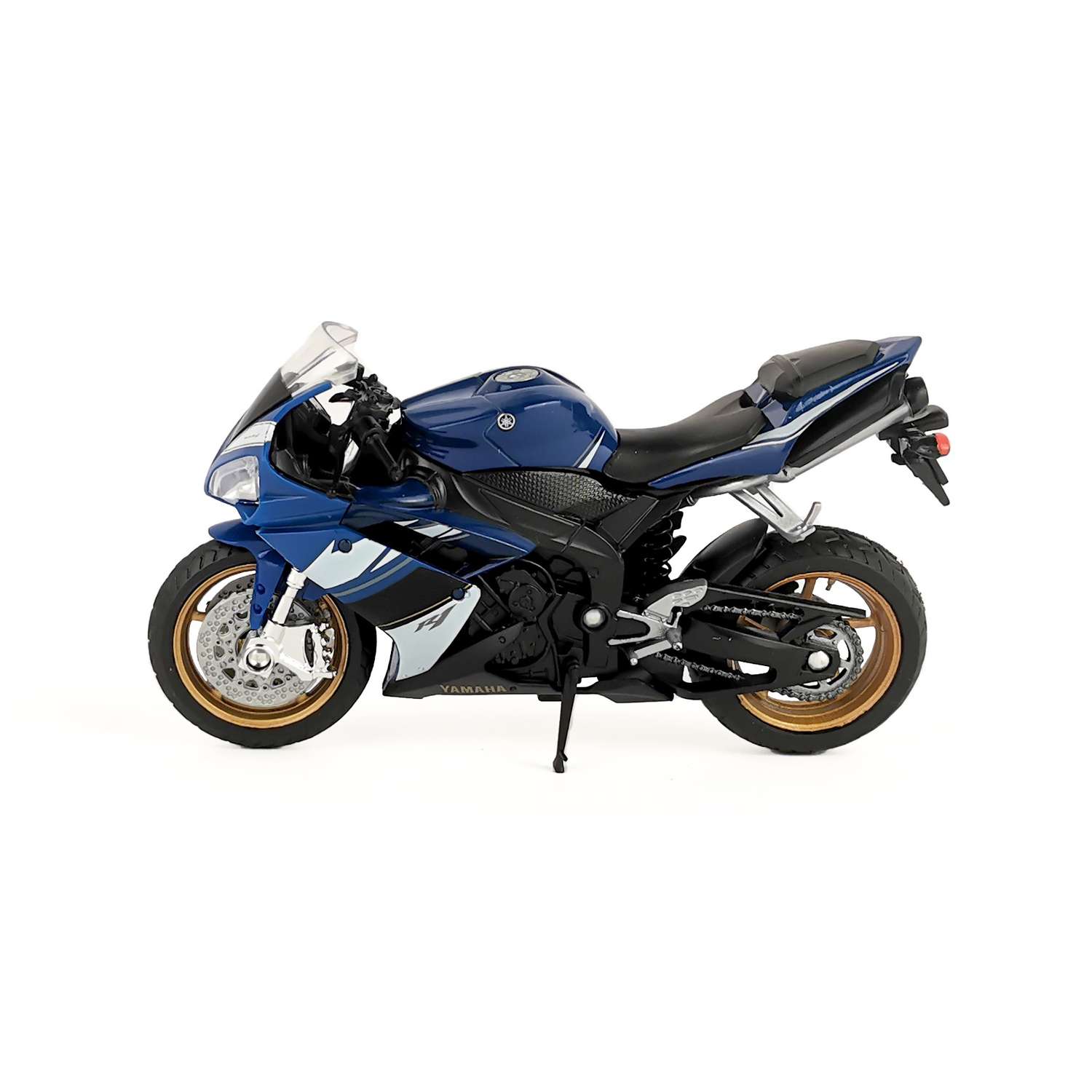 Мотоцикл WELLY 1:18 Yamaha YZF-R1 2008 синий 12806PW - фото 1