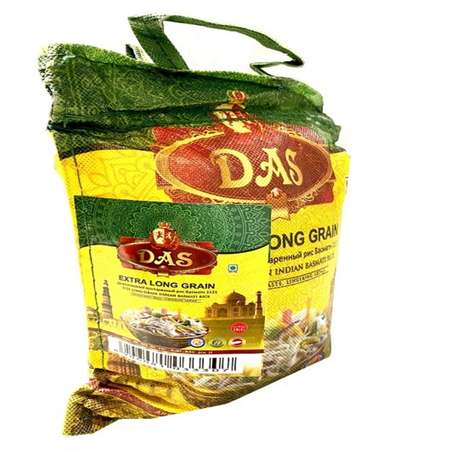 Рис басмати индийский DAS пропаренный мешок 1 кг