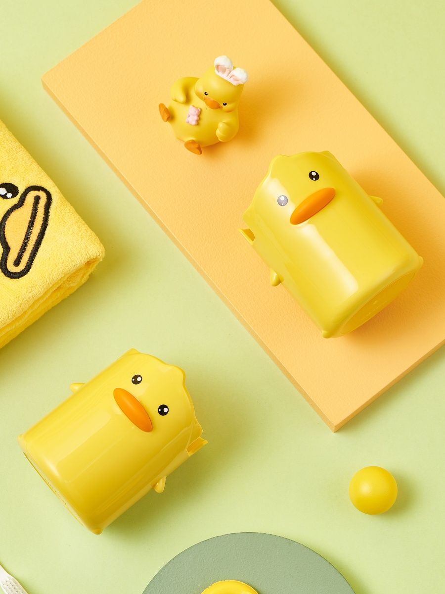 Стакан для зубных щеток iLikeGift Little duck yellow - фото 12