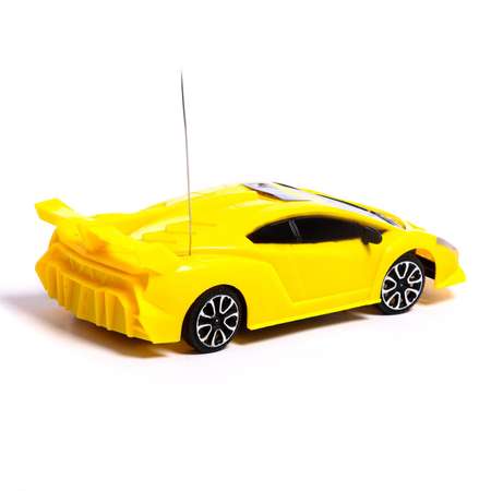 Машина Автоград радиоуправляемая «Суперкар» работает от батареек цвет жёлтый