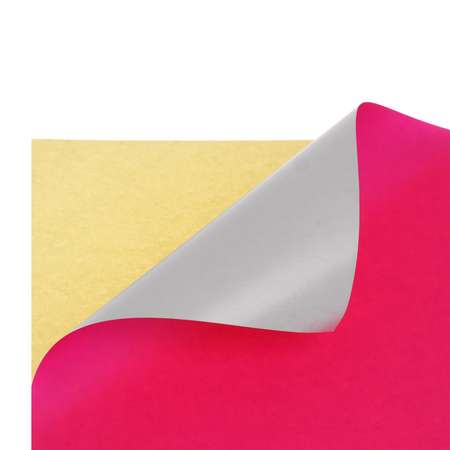 Бумага Calligrata А4 100 листов 80 г/м самоклеящаяся флуоресцентная ярко розовая