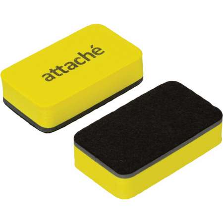 Губка-стиратель Attache для маркерных досок Economy 7x4x18cм 4 упаковки по 2 штуки