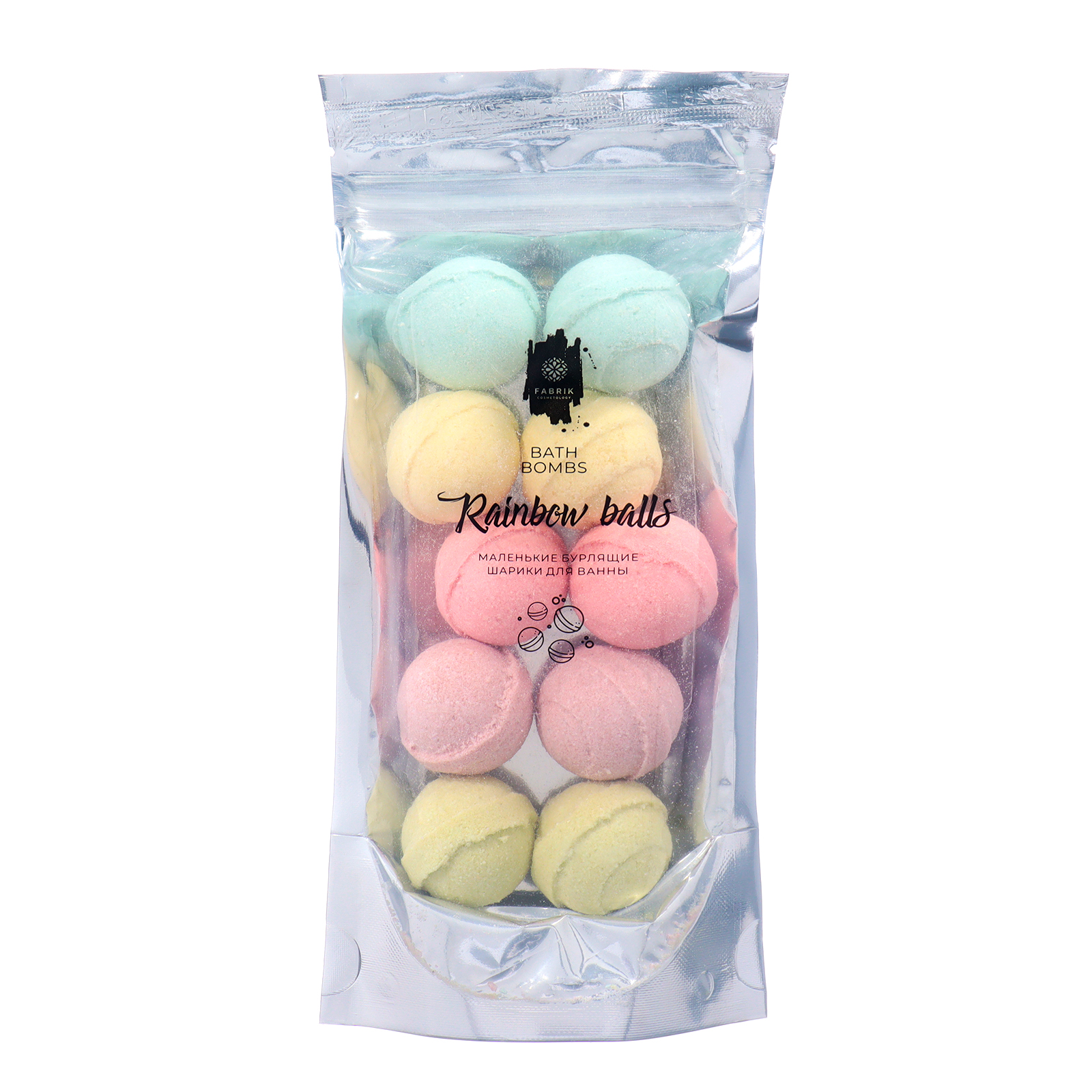 Бомбочки для ванны Fabrik Cosmetology Rainbow balls 150 г - фото 1