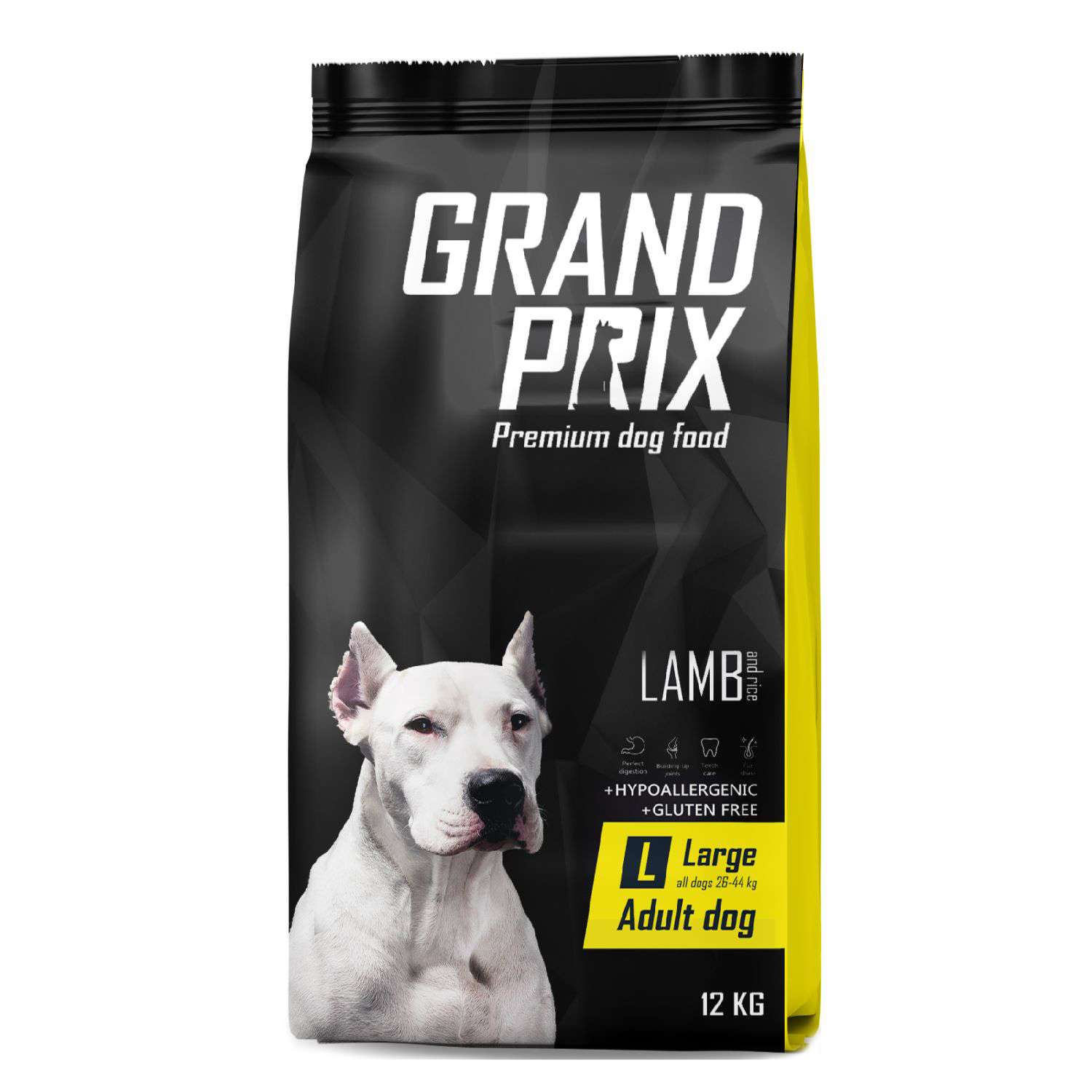 Корм для собак Grand Prix Large Adult ягненок 12кг - фото 1