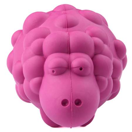 Игрушка для собак Mr.Kranch Овечка с ароматом бекона 8.5*12см Розовая