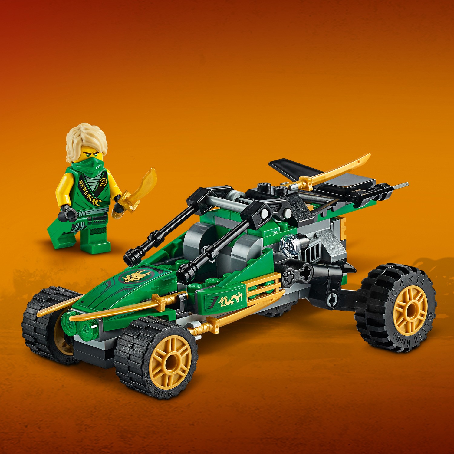 Конструктор LEGO Ninjago Тропический внедорожник 71700 - фото 8