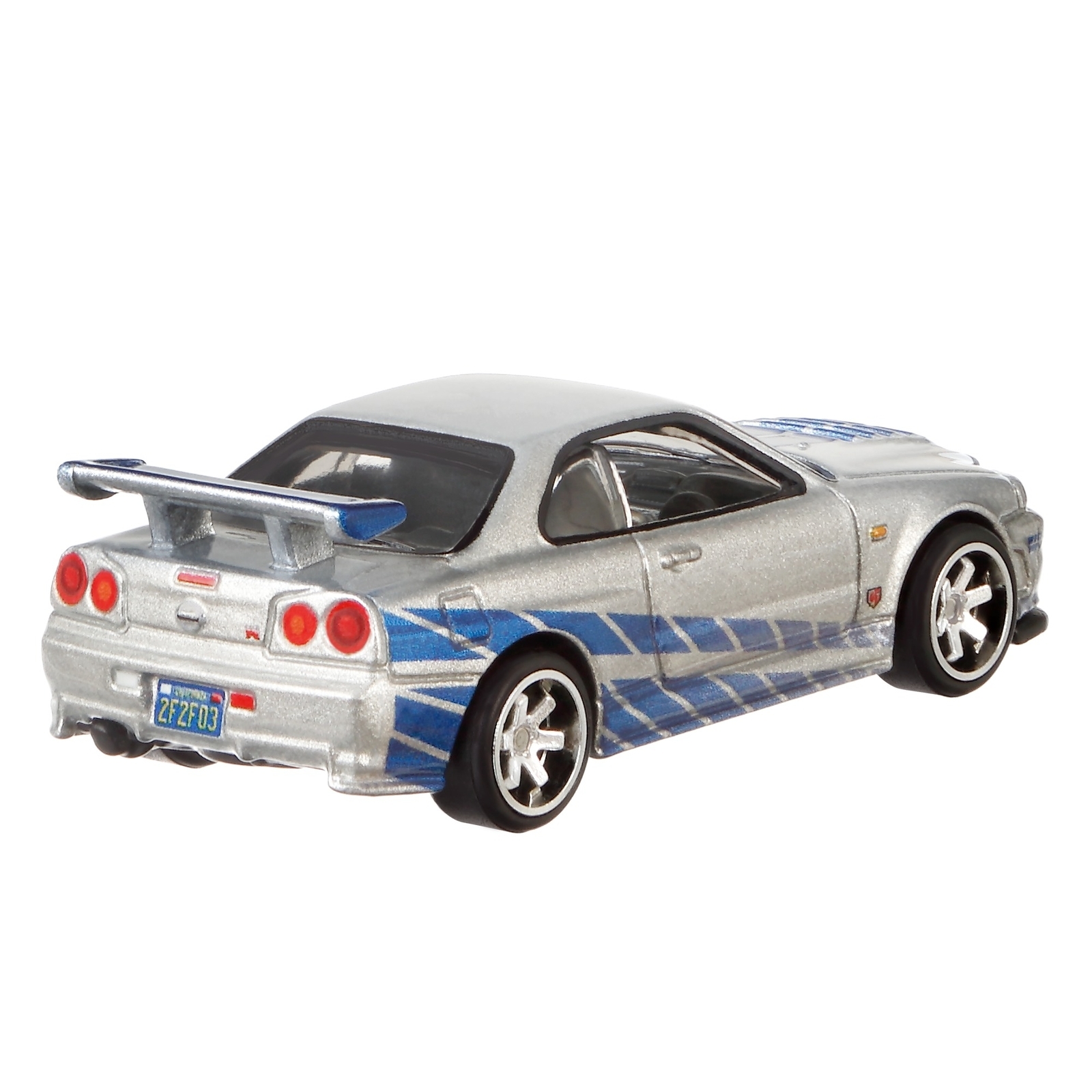 Автомобиль Hot Wheels Nissan 1:64 серебряный GBW75 - фото 3