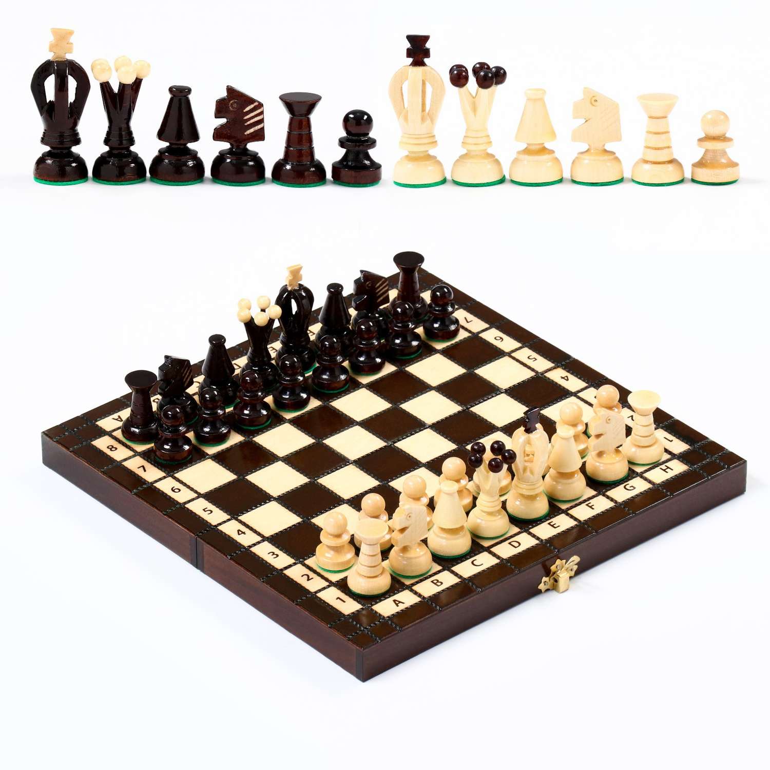 Шахматы Sima-Land «Королевские» 28х28 см король h=6 см пешка h 3 см - фото 2