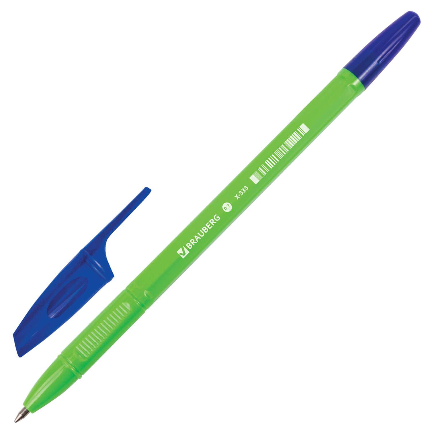 Ручки шариковые Brauberg набор 50 штук синие - фото 7