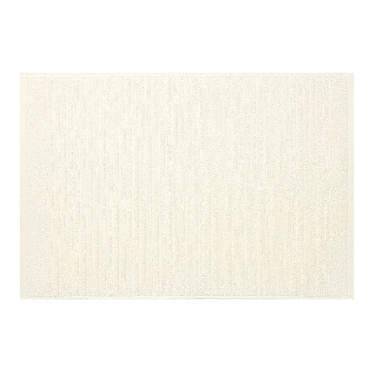 Махровое полотенце BRAVO Коврик полоска 50х70 кремовый - фото 1