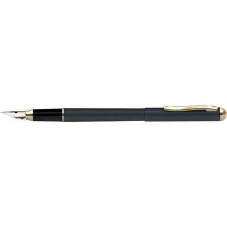 Ручка перьевая Berlingo Velvet Prestige синяя 0.8мм корпус черный/золото