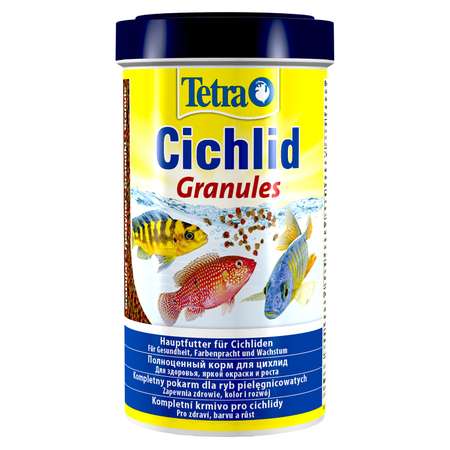 TETRA Cichlid XL Flakes Корм для всех видов цихлид крупные хлопья 500 мл —  Каталог товаров — Интернет-зоомагазин Мурзик